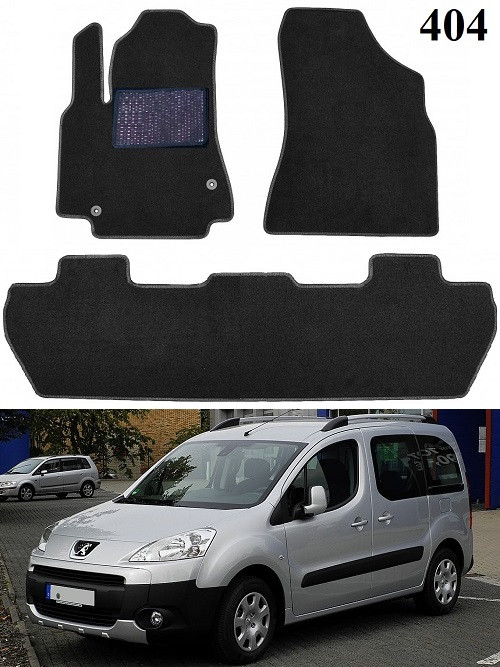 Ворсові килимки на Peugeot Partner 2 '08-18