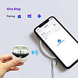 Бездротові навушники Bluetooth 5.3 Навушники 60H Playtime Світлодіодний цифровий дисплей Зарядний футляр Hi-Fi IPX5, фото 5