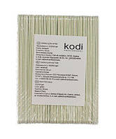 Kodi Professional Набор прямых минеральных пилок для ногтей, 120/120 грит, 50 шт