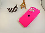 Чохол Silicone Case для iPhone 16 Pro рожевий БАРБІ, чохол силіконовий на АйФОН 16 ПРО Shiny Pink (7 колір), фото 6
