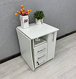 Стіл манікюрний складний з тумбою і шухлядою карго V457, фото 3