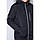 Парка куртка демісезонна на флісі "Willam", для хлопчика, чорна і синя, від 128-134см до 158-164см, фото 6