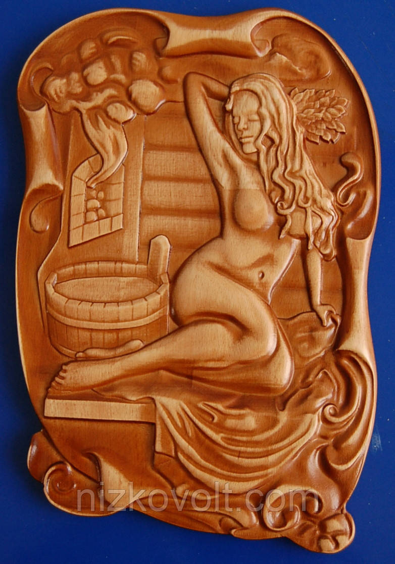 Гравюра "Банщиця" (210х305х18)
