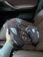 Мужские кроссовки Jordan 5 Бордо