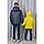 Демісезонна Двостороння куртка "ДЖЕК", для хлопчика, синій з жовтим, від 116-122см до 158-164см, фото 5