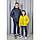 Демісезонна Двостороння куртка "ДЖЕК", для хлопчика, синій з жовтим, від 116-122см до 158-164см, фото 3