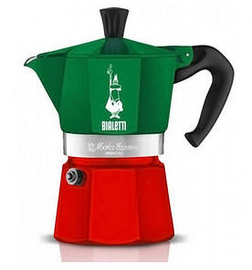 Кавоварка Bialetti гейзерна на 3 чашки, Moka Express Italia 130 мл