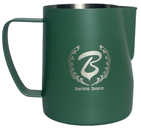 Пічер молочник Barista Space 350 мл. Blackish Green Зелений