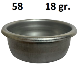 Кошик портуфільтра 58 мм FAEMA 18 грамів H.24,5