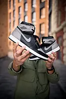 Jordan Retro 1 High Black/Grey 42