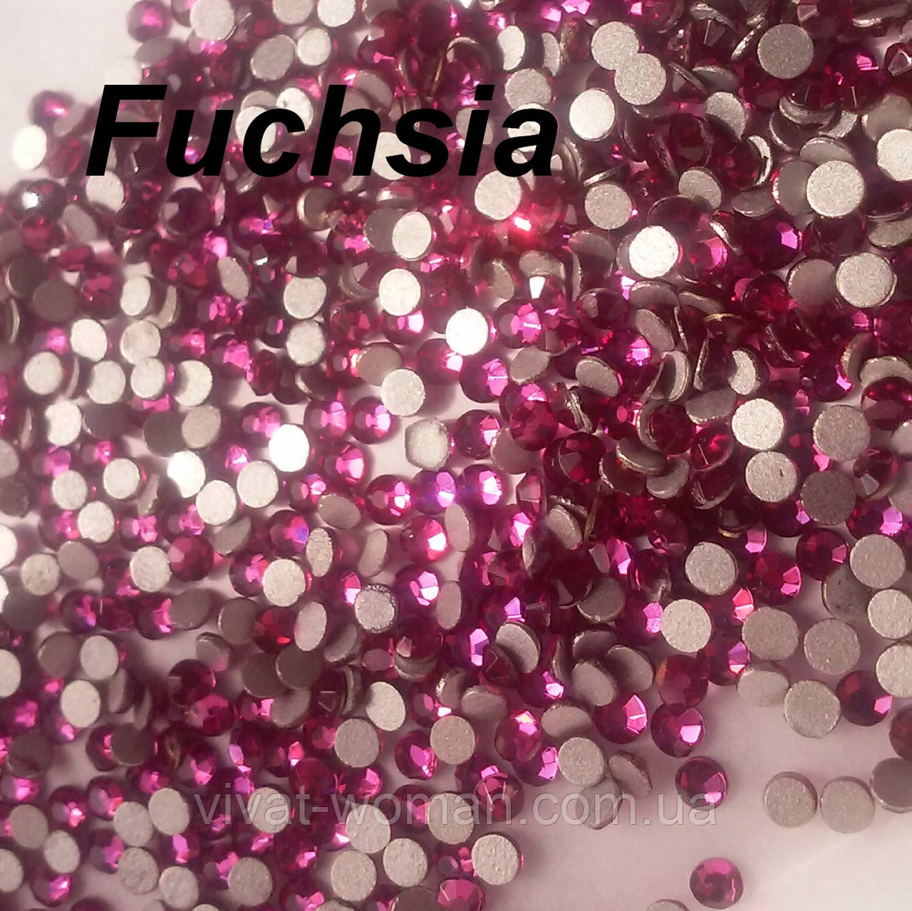 Стразы Fuchsia SS6 холодной фиксации. Цена за 144 шт - фото 1 - id-p106025772