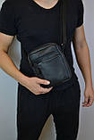 Месенджер барсетка слінг кросбоді сумка через плече плечева шкіряна чоловіча, фото 2