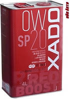 Моторна cинтетична олива 4л XADO Atomic Oil 0W-20 SP RED BOOST XA 24294