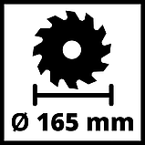 Пила циркулярна акумуляторна TE-CS 18/165-1 Li-Solo Einhell, фото 7