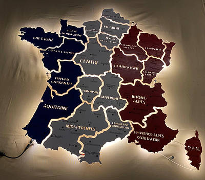 Карта Франции из дерева - купить недорого на Prom.ua: цены, акции и ...