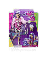 Лялька Barbie Extra Doll #6 in Pink Барбі Екстра #6 Teddy Bear