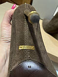 Жіночі замшеві черевики каблук Tom Ford ботільйони, фото 5