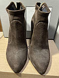 Жіночі замшеві черевики каблук Tom Ford ботільйони, фото 9