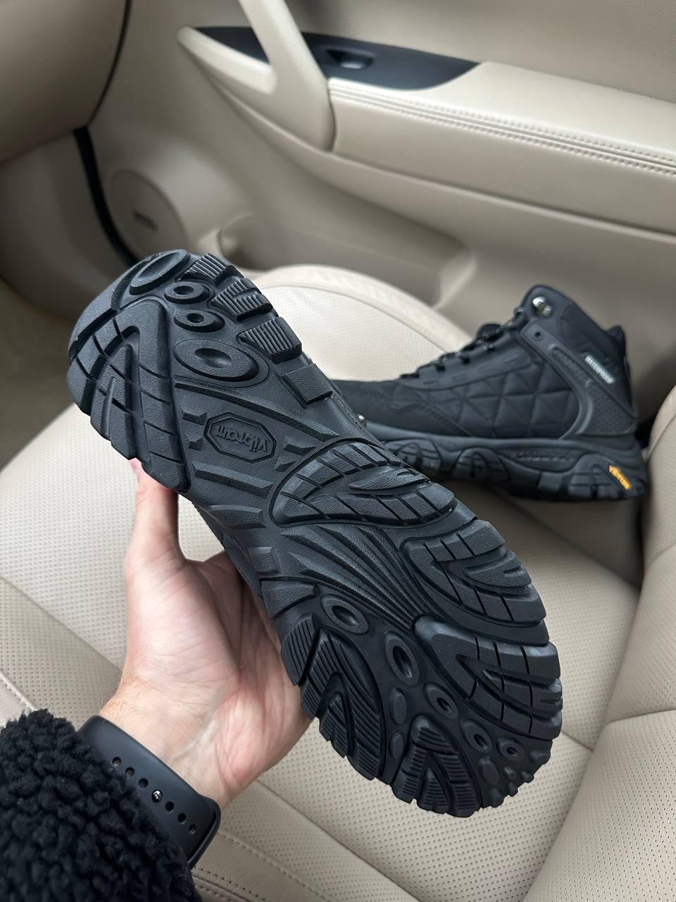 Зимние мужские ботинки Merrell Tracking Black Winter (с мехом) ALL14644 - фото 5 - id-p2062324752