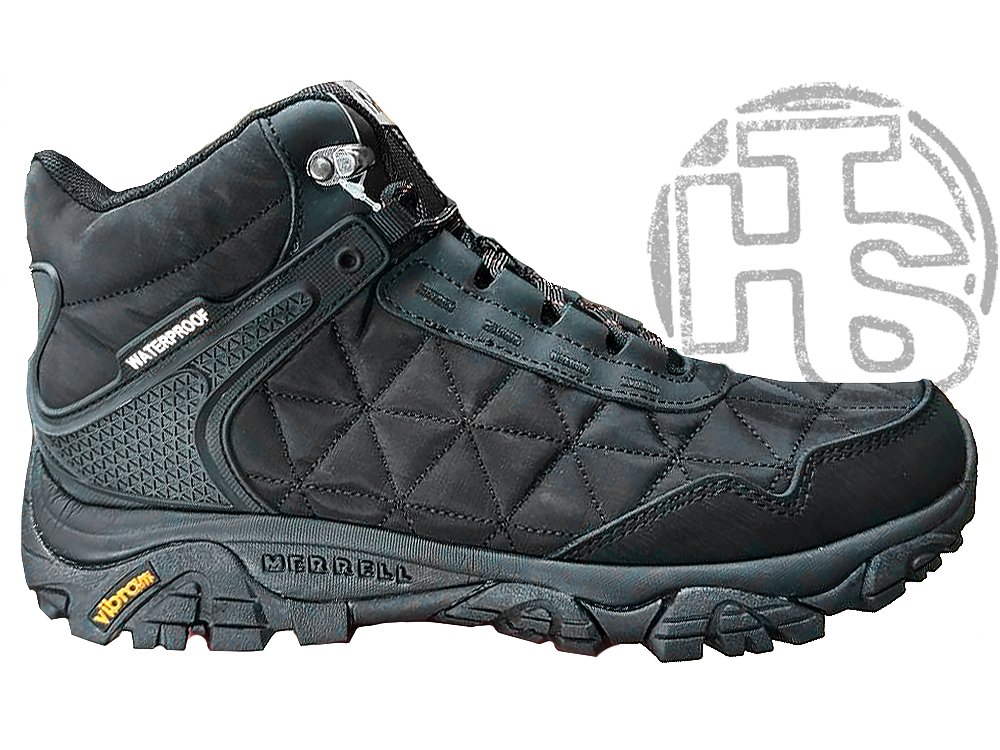 Зимние мужские ботинки Merrell Tracking Black Winter (с мехом) ALL14644 - фото 1 - id-p2062324752