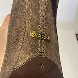 Жіночі замшеві черевики каблук Tom Ford ботільйони, фото 3
