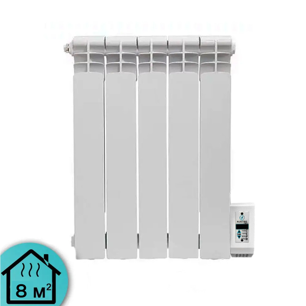 Електрорадіатор ELECTRO.5W+ плюс 500/100 (860ккал) Wi-Fi 600Вт з настінними кріпленнями