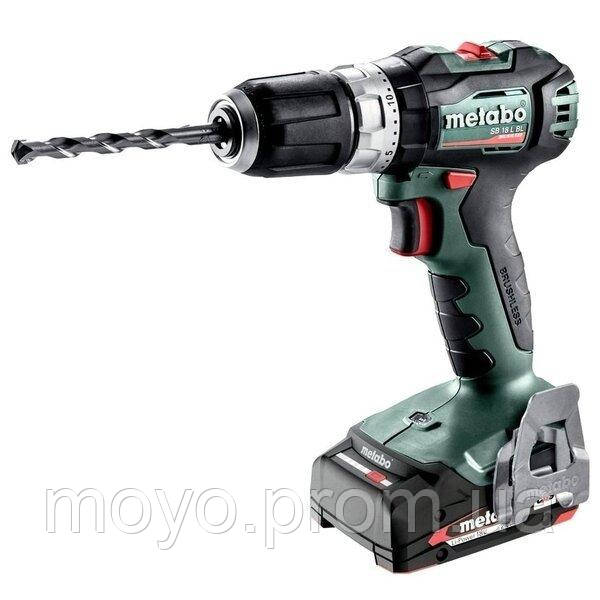 Дриль ударний Metabo SB 18 L BL, акумуляторний, Li-Power, 2*18 В, 2 А·год (602331500)