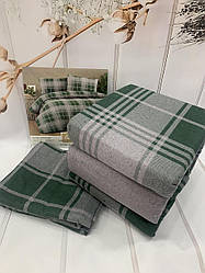 Постельное белье байковое (фланель) хлопок Турция размер 200*220 2 наволочки  50*70