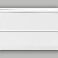 Фасадна PU панель металева сайдинг для фасада 415*15*3800мм біла