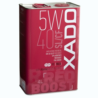 Масло XADO 5W-40 SL/CF RED BOOST 4л XA 26206