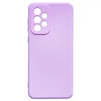 Чехол - накладка для Samsung A33 / бампер на самсунг А33 / Original Silicon Case / сиреневый цвет .