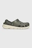 Urbanshop com ua Шльопанці Crocs Duet Max II Clog чоловічі колір зелений 208776 РОЗМІР ЗАПИТУЙТЕ