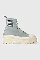 Urbanshop com ua Кеди Tommy Jeans TJW FOXING DENIM BOOT жіночі EN0EN02348 РОЗМІР ЗАПИТУЙТЕ