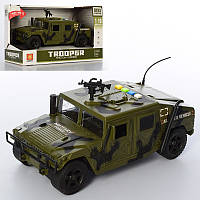 Пластиковая игрушка Военный джип "Armed Forces" Wenyi WY610A, 1:16, открывается дверь, музыка, свет, на батаре
