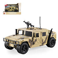 Пластиковая игрушка Военный джип "Armed Forces" Wenyi WY610B, 1:16, открывается дверь, музыка, свет, на батаре