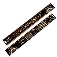 PCB Ruler линейка шаблон для электронщика радиолюбителя 25см