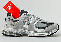 Мужские кроссовки демисезонные New Balance 2002R замша/сетка светло-серые р. 41, 42, 43, 44