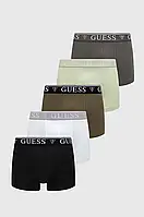 Urbanshop com ua Боксери Guess 5-pack чоловічі колір зелений РОЗМІРИ ЗАПИТУЙТЕ