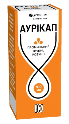 Лосьйон Arterium Аурикап для догляду за вухами тварин 100 мл, фото 1