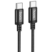Дата кабель Hoco X89 Wind 60W Type-C to Type-C (1m) Чорний