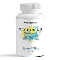 Магній (Magnesium) гліцинат хелат 200 мг. для нервової системи bionic formula