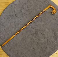 Ексклюзивна дерев'яна палиця для ходьби, дерев'яна тростина ручної роботи (Тигр)