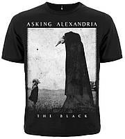 Футболка Asking Alexandria "The Black"  |  Футболка з принтом  |  Рок футболка  |  Футболка з бавовни
