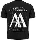 Футболка Asking Alexandria "The Black"  |  Футболка з принтом  |  Рок футболка  |  Футболка з бавовни, фото 2