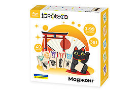 Дерев'яна гра "Дитячий Маджонг" 900552 49 деталей IGROTECO