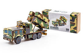 Дерев'яний 3D конструктор "ЗРК НАСАМС" 160 дет., 160-02397 р. 25*10*6,5 см. PuzzleOk
