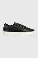 Urbanshop com ua Шкіряні кросівки Calvin Klein LOW TOP LACE UP BSKT колір чорний HM0HM01254 РОЗМІР ЗАПИТУЙТЕ