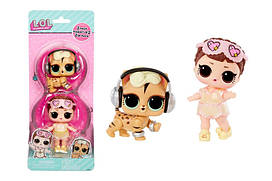 Набір ігрових фігурок L.O.L. Surprise! серії "OPP Tot + Pet" - СПЛЯЧА КРИХІТКА І ФАНКІ КЕТ 987840