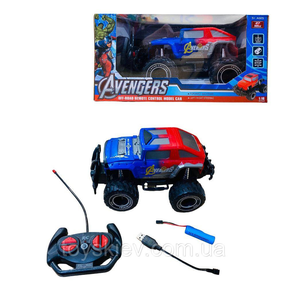 091-29B Машина Людина-Павук, їздить, у різні боки, на батарейках, у коробці, фото 1