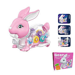 1 CL/A Кролик, світло, звук, їздить, прозорий корпус, на батарейках, у коробці
